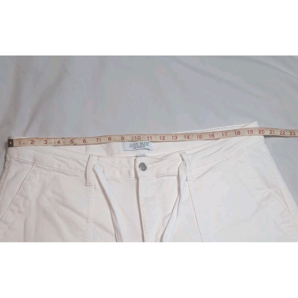 2x Judy Blue Shorts Womens 3XL Mom Denim Elastic Waist Distressed Denim - Picture 13 of 15